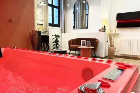 L'orient-express - Jacuzzi Spa - Parking - Loft, Appartement pour 2 personnes - Photo 31