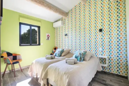 Maison Contemporaine - Grand Jardin Et Piscine Priv&eacute;e, Maisons & Villas pour 8 Personnes - Photo 19