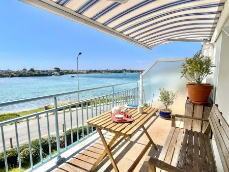 Étel : Duplex climatisé 2P, proche plage et port - Photo 2