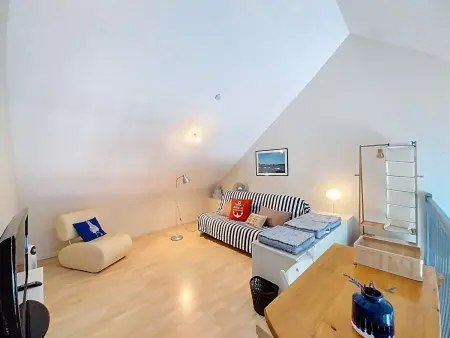 Étel : Duplex climatisé 2P, proche plage et port - Photo 13