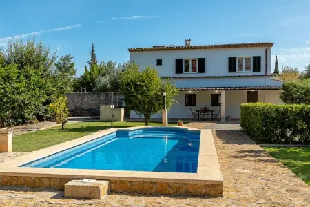 VILLA LAS PALMERAS IDEAL PARA TELETRABAJAR EN POLL, Villa à Pollensa avec piscine privée - Photo 6