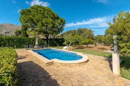 VILLA LAS PALMERAS IDEAL PARA TELETRABAJAR EN POLL, Villa à Pollensa avec piscine privée - Photo 12