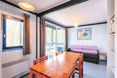 Résidence Domaine Les Cavales, Studio 2 personnes balcon couvert - Photo 14