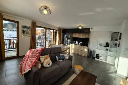 Spacieux Appartement Au Pied Des Pistes, Appartement à Féchaz près des sentiers - Photo 5