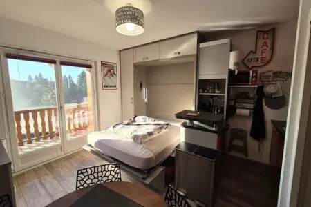 Appartement Cosy Le  wapiti  Au Pied Des Pistes, Studio à Revard avec accès aux pistes - Photo 2