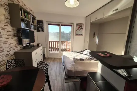 Appartement Cosy Le  wapiti  Au Pied Des Pistes, Studio à Revard avec accès aux pistes - Photo 16