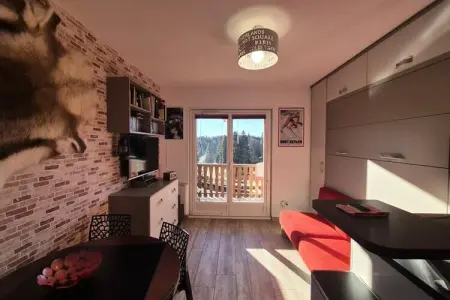 Appartement Cosy Le  wapiti  Au Pied Des Pistes, Studio à Revard avec accès aux pistes - Photo 18