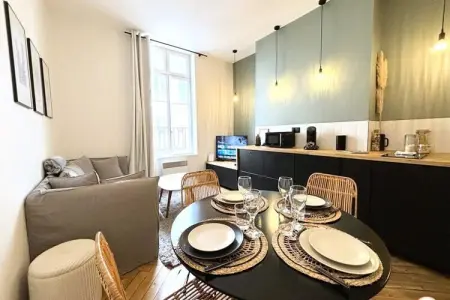 🌴 L'exotique - Vue Pl. Vieux March&eacute; - Standing, Appartements pour 4 Personnes - Photo 12