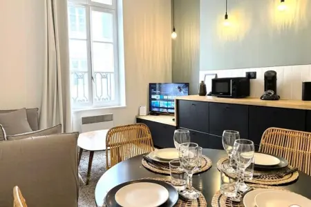🌴 L'exotique - Vue Pl. Vieux March&eacute; - Standing, Appartements pour 4 Personnes - Photo 19