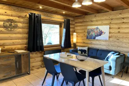 L'OURS BLANC Chalet en rondins, Chalet à La Bresse avec Vue sur Montagne - Photo 1