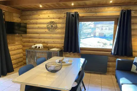 L'OURS BLANC Chalet en rondins, Chalet à La Bresse avec Vue sur Montagne - Photo 5