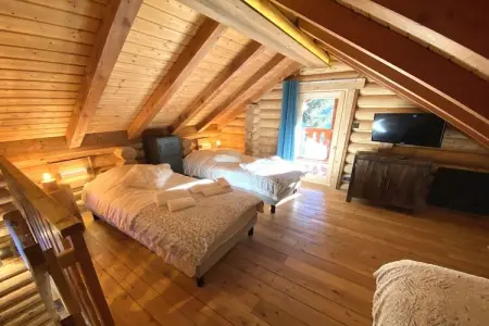L'OURS BLANC Chalet en rondins, Chalet à La Bresse avec Vue sur Montagne - Photo 8