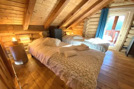 L'OURS BLANC Chalet en rondins, Chalet à La Bresse avec Vue sur Montagne - Photo 10
