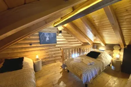 L'OURS NOIR Chalet en rondins, Chalet à La Bresse avec Vue sur Montagne - Photo 11