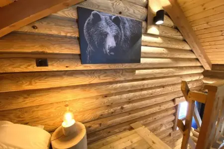 L'OURS NOIR Chalet en rondins, Chalet à La Bresse avec Vue sur Montagne - Photo 12