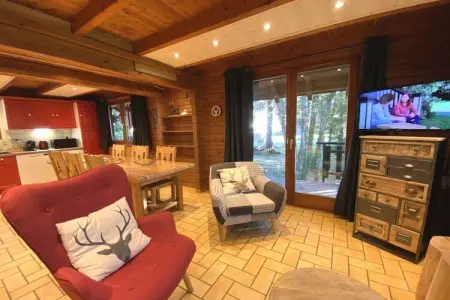 LE RENNE  Chalet en bois au calme avec SPA Jacuzzi, Chalet à La Bresse avec Vue sur Montagnes - Photo 10