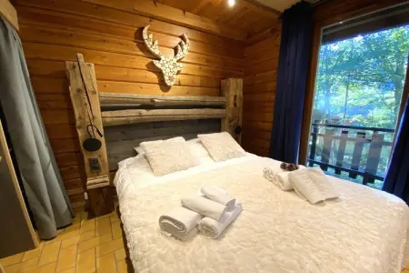 LE RENNE  Chalet en bois au calme avec SPA Jacuzzi, Chalet à La Bresse avec Vue sur Montagnes - Photo 13