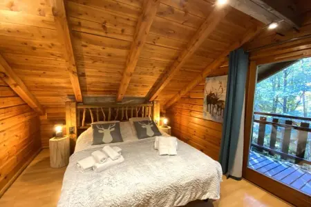 LE RENNE  Chalet en bois au calme avec SPA Jacuzzi, Chalet à La Bresse avec Vue sur Montagnes - Photo 15