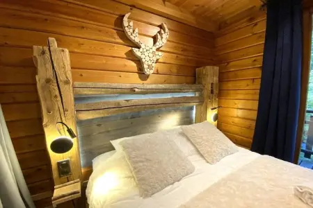 LE RENNE  Chalet en bois au calme avec SPA Jacuzzi, Chalet à La Bresse avec Vue sur Montagnes - Photo 19