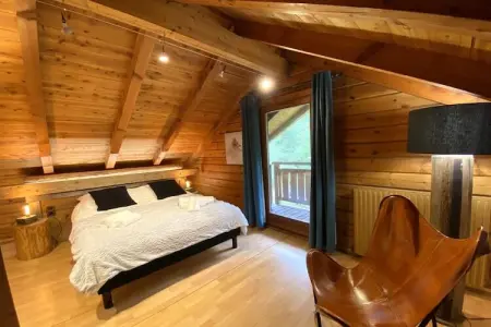 LE RENARD  Chalet en bois au calme, Chalet à La Bresse avec Vue sur Montagnes - Photo 4