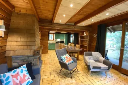 LE RENARD  Chalet en bois au calme, Chalet à La Bresse avec Vue sur Montagnes - Photo 9