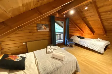 LE RENARD  Chalet en bois au calme, Chalet à La Bresse avec Vue sur Montagnes - Photo 12