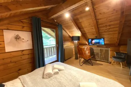 LE RENARD  Chalet en bois au calme, Chalet à La Bresse avec Vue sur Montagnes - Photo 21