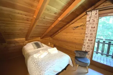 LE MONTAGNARD Chalet en bois, Chalet à La Bresse avec vue sur montagne - Photo 17