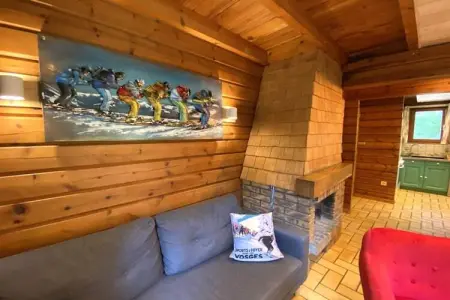 LE SKIEUR  Chalet en bois, Chalet à La Bresse avec Vue Montagne - Photo 7