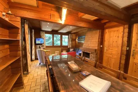 LE SKIEUR  Chalet en bois, Chalet à La Bresse avec Vue Montagne - Photo 9