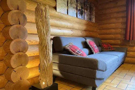 LE GRAND CERF  Chalet en rondins avec SPA Jacuzzi, Chalet à La Bresse avec Spa & Vue Montagne - Photo 10
