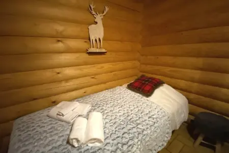 LE GRAND CERF  Chalet en rondins avec SPA Jacuzzi, Chalet à La Bresse avec Spa & Vue Montagne - Photo 15