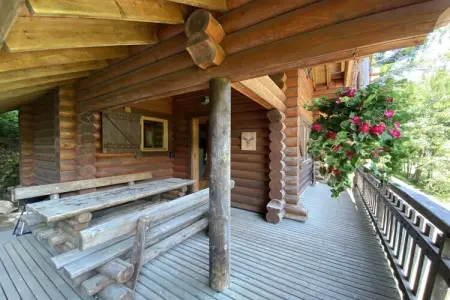 LE GRAND CERF  Chalet en rondins avec SPA Jacuzzi, Chalet à La Bresse avec Spa & Vue Montagne - Photo 30