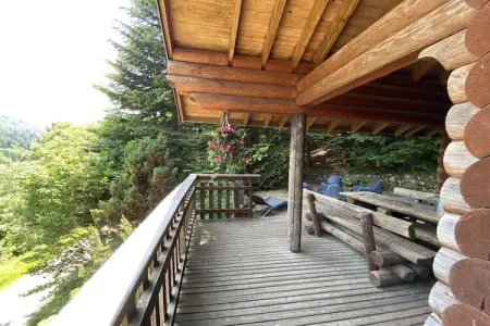LE GRAND CERF  Chalet en rondins avec SPA Jacuzzi, Chalet à La Bresse avec Spa & Vue Montagne - Photo 31
