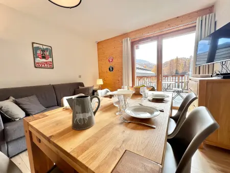 Appartement T2 Spacieux avec Terrasse, Ski et Parking - Photo 5
