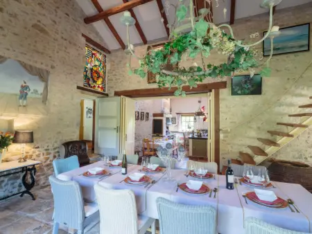 Moulin De Mois, Maison 10 personnes à Civray - Photo 11