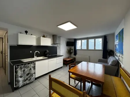 T2 avec jardin, terrasse et Wifi à 1km des Thermes - Photo 4
