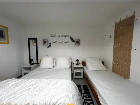 T2 avec jardin, terrasse et Wifi à 1km des Thermes - Photo 7