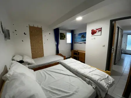 T2 avec jardin, terrasse et Wifi à 1km des Thermes - Photo 8