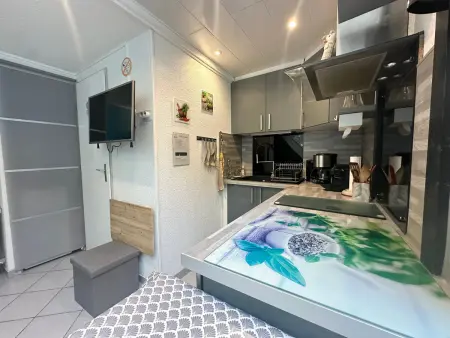 Pavillon 5 pers avec piscine, parking et jardin à Valras-Plage - Photo 16