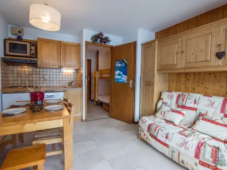 Studio cosy à La Clusaz pour 4 pers avec balcon, parking et WIFI - Photo 1