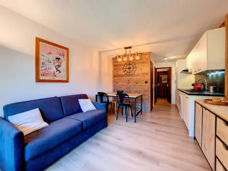 Studio rénové pour 5 pers, balcon, garage, WiFi - La Clusaz - Photo 1