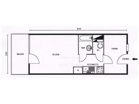 Studio rénové pour 5 pers, balcon, garage, WiFi - La Clusaz - Photo 13