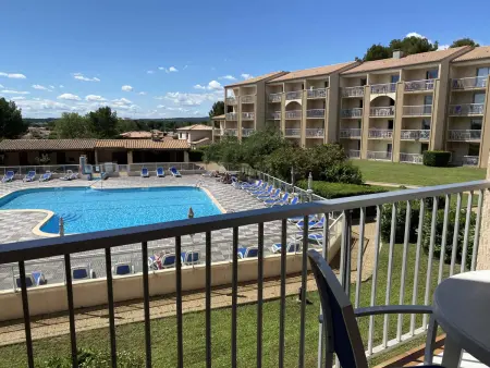 Studio avec Terrasse et Piscine, Parking Inclus, Appartement 2 personnes à Balaruc les Bains - Photo 8
