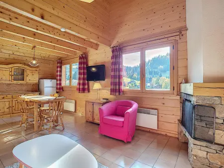 Demi-chalet confortable à La Clusaz - 6 pers, cheminée, wifi, animaux admis - Photo 1