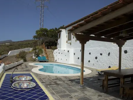 Maison rustique avec piscine chauffée, wifi et vue sur mer à Tenerife - Photo 14