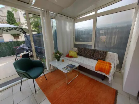 Appartement 3 pièces avec terrasse, clim et WIFI, proche plage et commerces - Photo 12
