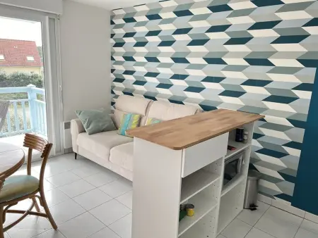 Studio lumineux près plage, animaux admis, parking privé - Photo 4