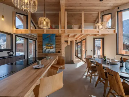Chalet avec jacuzzi et animaux admis, vue Mont-Blanc - Photo 4