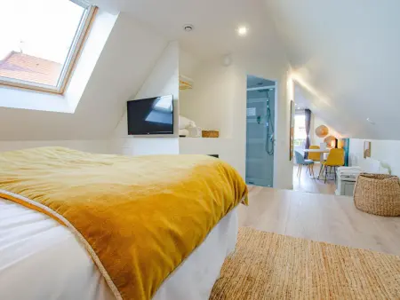 Charmant Gîte avec Terrasse près de Troyes, Gite 2 personnes à Villechétif - Photo 7